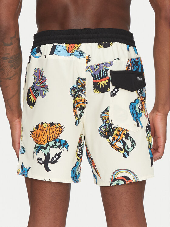 Volcom Volcom Úszónadrág Bob Mollema A2512504 Ekru Regular Fit