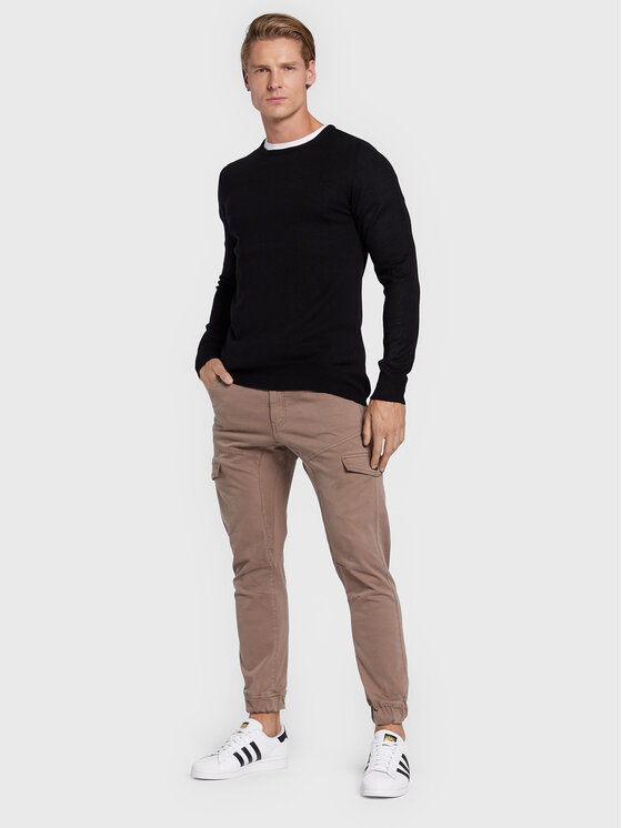 Brave Soul Brave Soul Sweter MK-279PARSECJ Czarny Regular Fit