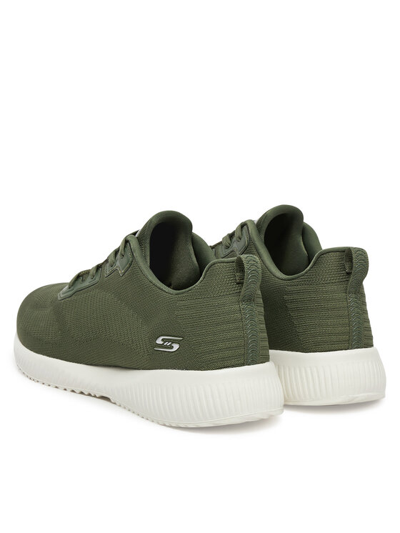 Skechers Skechers Sneakersy Bobs Squad-Tough Talk 32504/DKGR Zielony