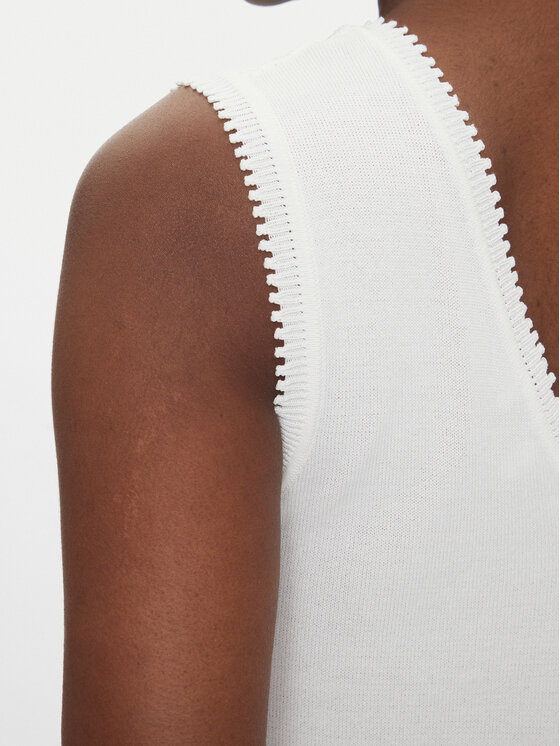 Morgan Morgan Top 242-MUSHU Bianco Slim Fit