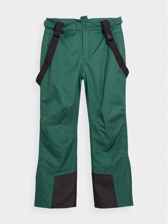 4F 4F Skihose 4FAW23TFTRM361 Grün Regular Fit