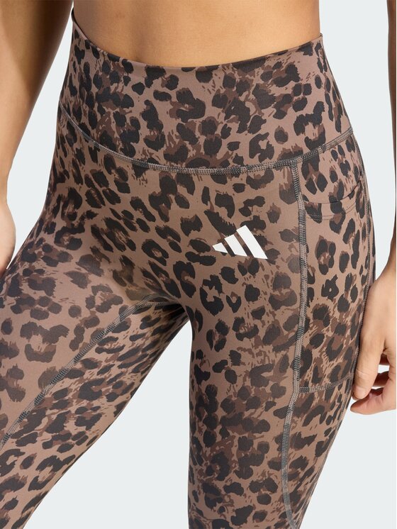 adidas adidas Legginsy 168521 Brązowy Fitted Fit
