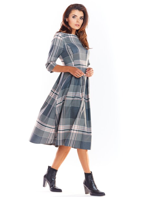 Awama Awama Vestito da giorno A334 Multicolore Basic Fit