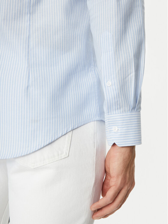 Michael Kors Michael Kors Koszula MK0DS01408 Błękitny Slim Fit