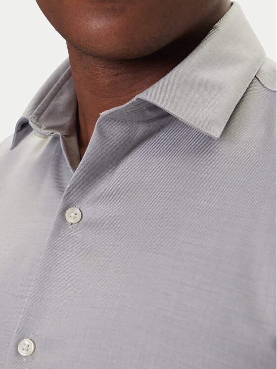 Calvin Klein Calvin Klein Košile LV019EU066 Šedá Slim Fit