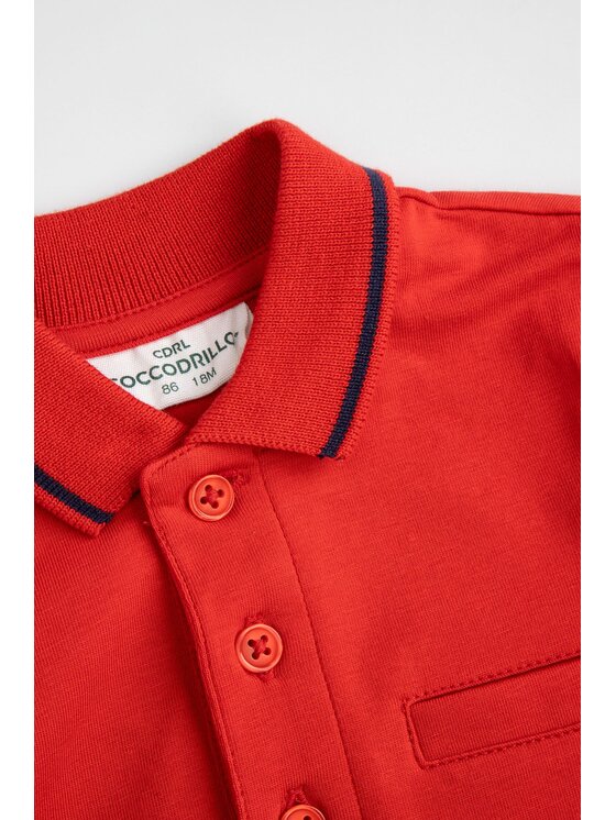 Coccodrillo Coccodrillo Dětské body ZC6112401EBB-009 Červená Regular Fit
