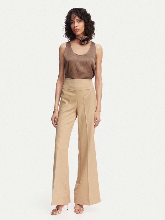 ACCESS FASHION ACCESS FASHION Szövet nadrág 63-5022-135 Bézs Flare Fit