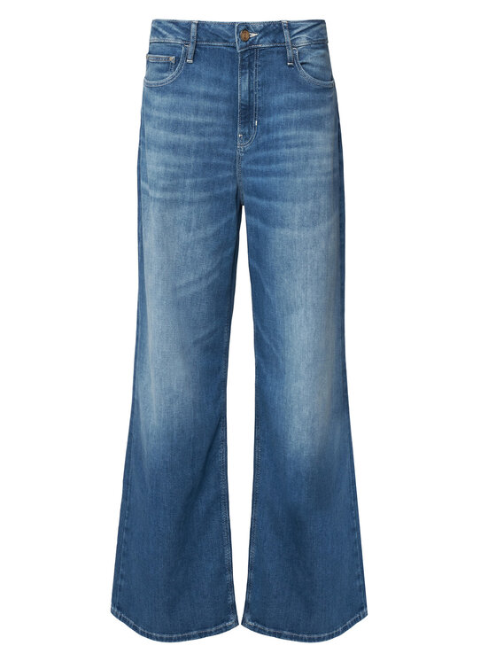 Guess Guess Jeansy W6YA82 D1331 Niebieski Wide Leg
