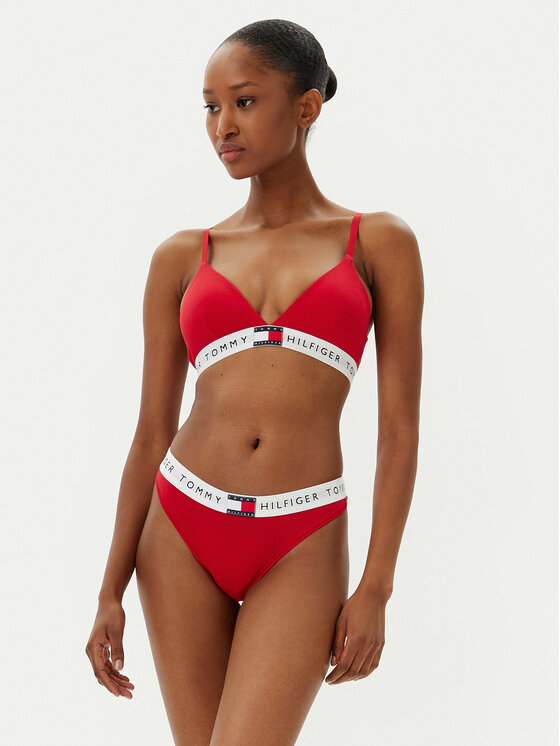 Tommy Hilfiger Tommy Hilfiger Bralette melltartó UW0UW06040 Piros
