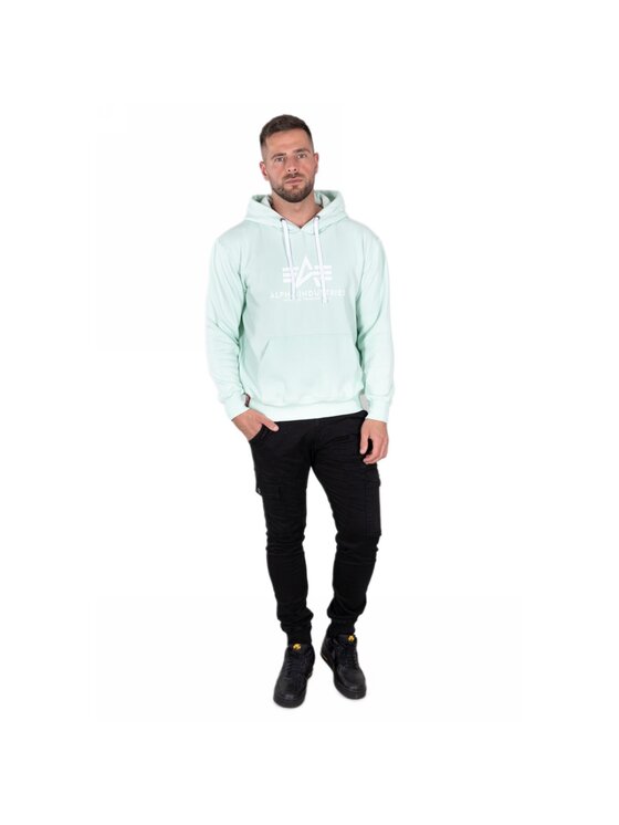 Alpha Industries Alpha Industries Mikina AI.178312-43 Zelená Basic Fit