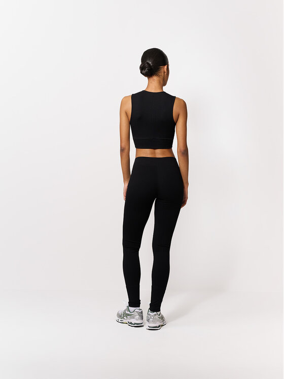 La Mania La Mania Legginsy PLAZA Czarny Basic Fit