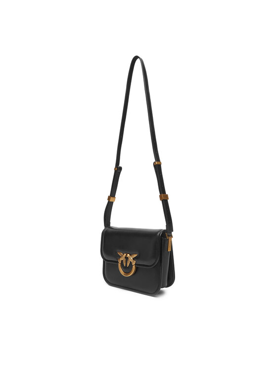 PINKO PINKO Kabelka Love Box Bag Fl Mini PE 25 PLTT 104297 A26J Černá