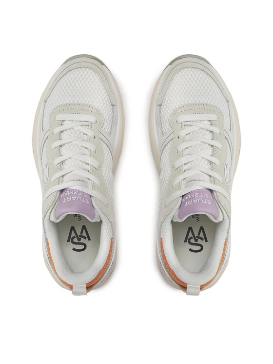 Stuart Weitzman Stuart Weitzman Sneakersy Trainer SH318 Écru