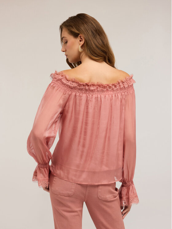Motivi Motivi Blusa 2793W000734N006 Rosa Boxy Fit