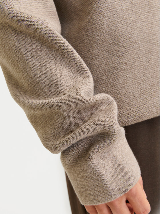 Jack & Jones Jack & Jones Sweter Milano 12259666 Szary Relaxed Fit