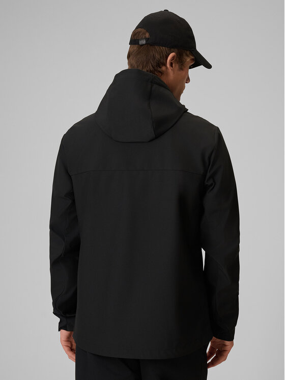 4F 4F Kurtka przejściowa URBAN COMMUTER Czarny Regular Fit