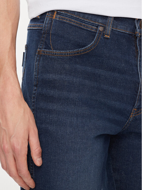 Wrangler Wrangler Džínsové šortky 112350820 Modrá Relaxed Fit
