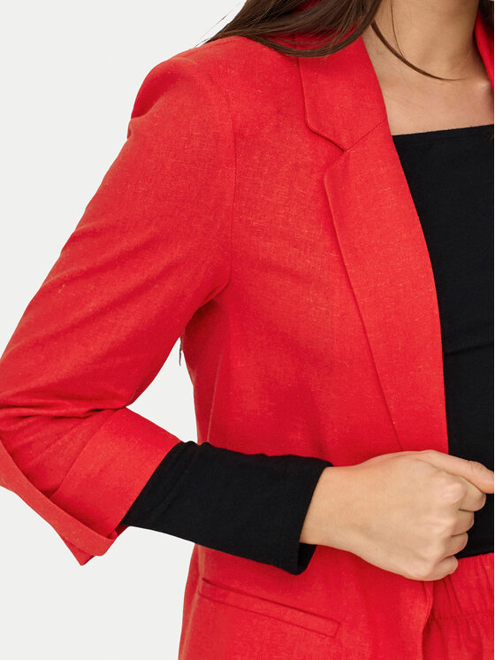 ONLY ONLY Giacca da abito Caro 15312199 Rosso Loose Fit