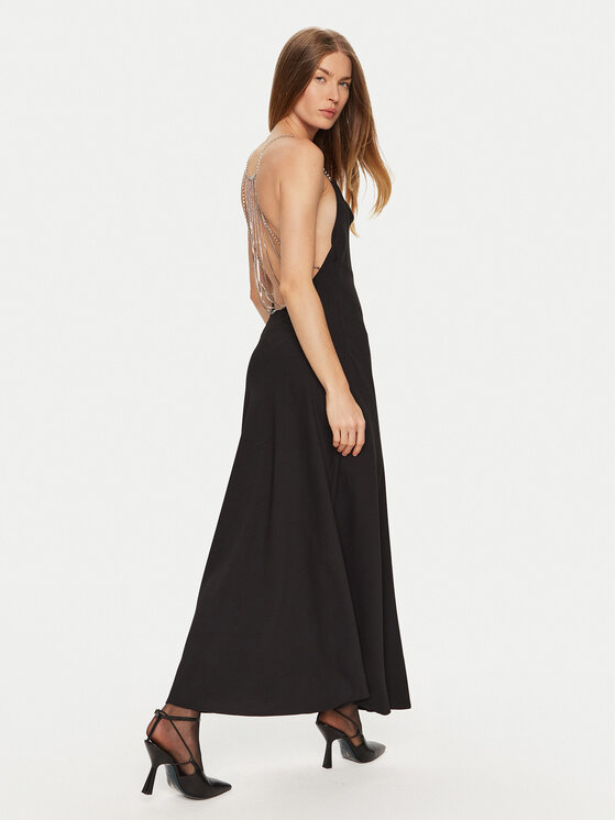 Eleh Eleh Õhtune kleit E00312 Must Regular Fit