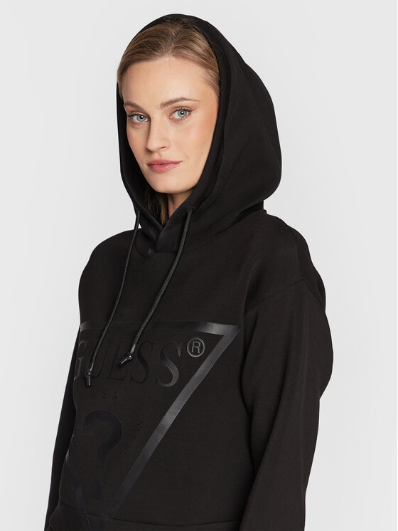 Guess Guess Mikina New Alisa V2YQ08 K7UW2 Čierna Regular Fit