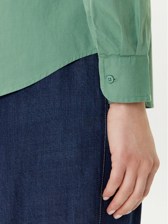 United Colors Of Benetton United Colors Of Benetton Koszula 5HAXDQ0AX Zielony Regular Fit