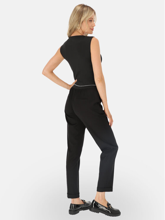 L’AF L’AF Spodnie materiałowe Liberty Czarny Regular Fit