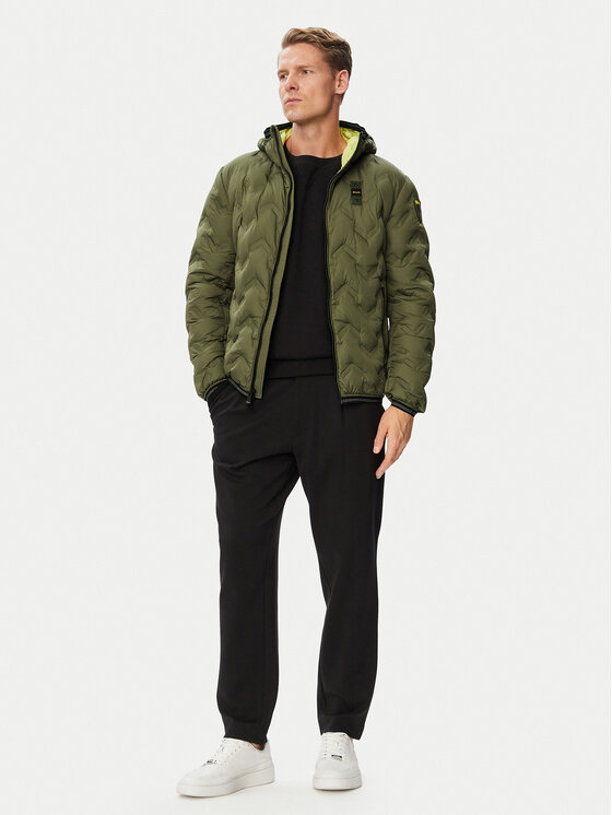 Blauer Blauer Kurtka puchowa Piery 26WBLUC03233 Zielony ciemny Regular Fit