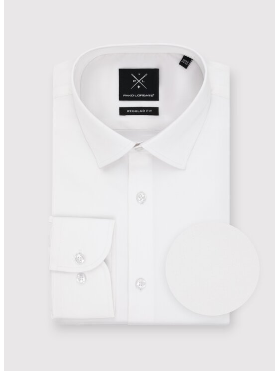 Pako Lorente Pako Lorente Koszula P000B-1X-013 Biały Regular Fit