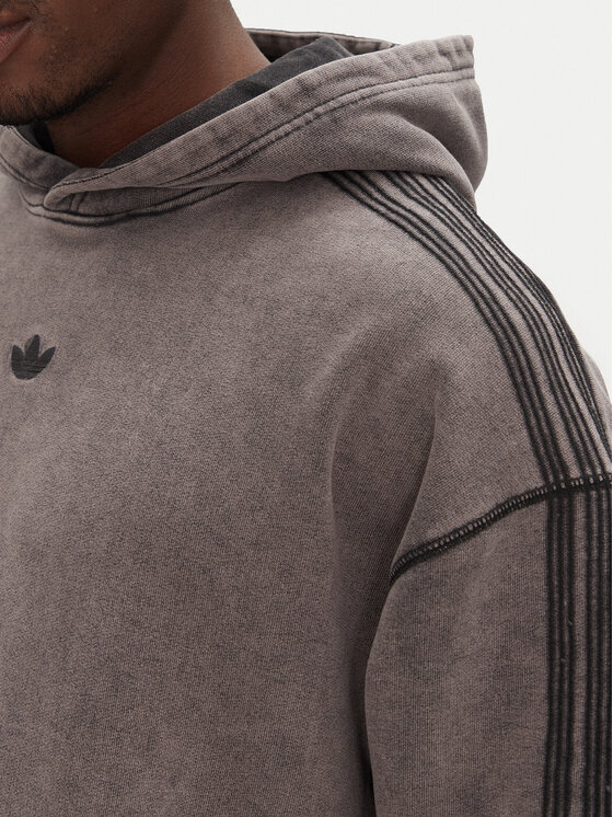 adidas adidas Bluza Premium Essentials Retro JD0245 Szary Loose Fit