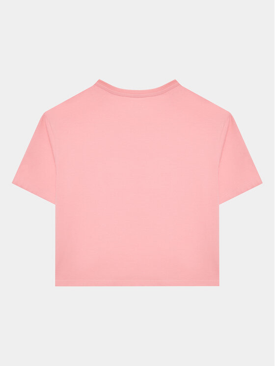 Guess Guess Tričko J3YI21 K6YW1 Ružová Boxy Fit
