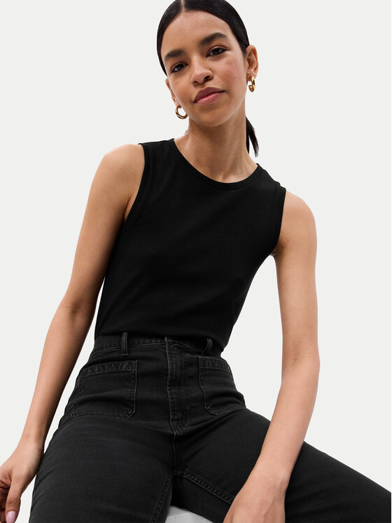 Gap Gap Top 540735-01 Nero Slim Fit