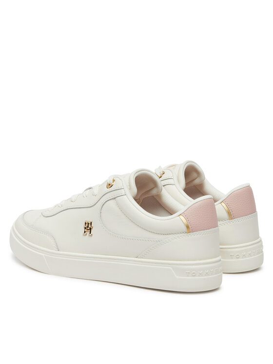 Tommy Hilfiger Tommy Hilfiger Sneakersy Essential Chic Court Sneaker FW0FW08322 Bílá