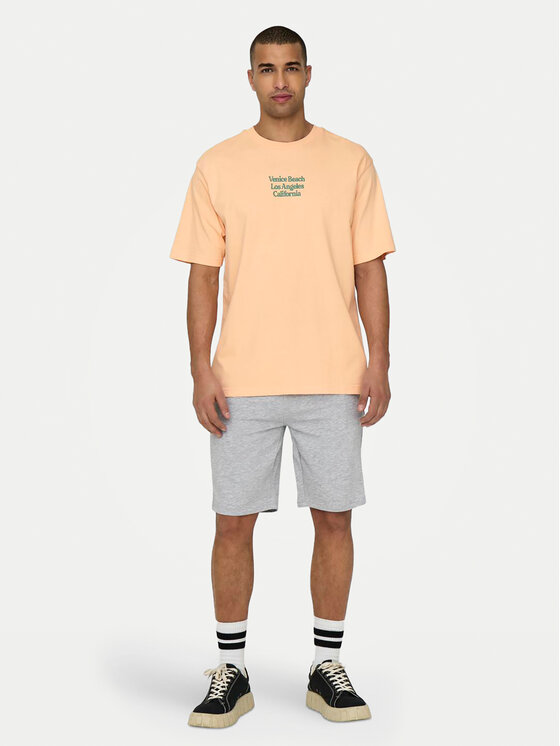 Only & Sons Only & Sons Тишърт Kenny 22028736 Розов Relaxed Fit