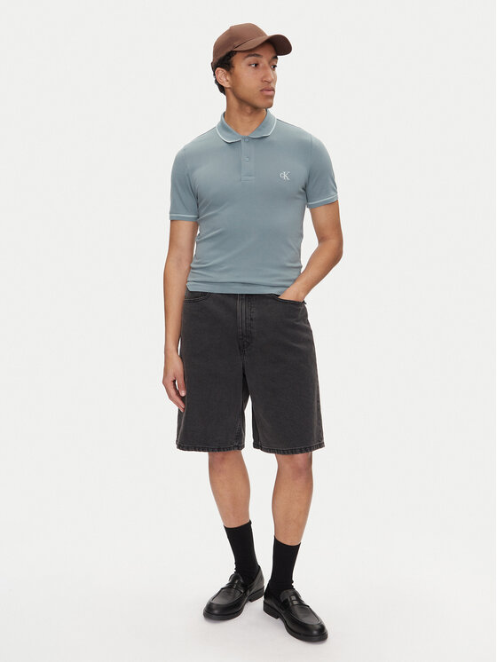 Calvin Klein Jeans Calvin Klein Jeans Pólóing J30J315603 Kék Slim Fit