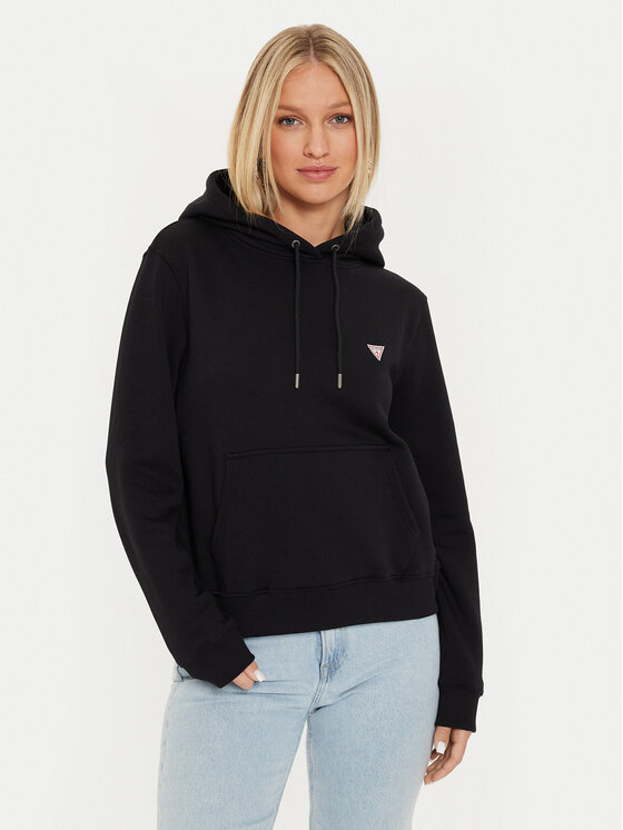 Guess Jeans Guess Jeans Світшот W4YQ04 KC811 Чорний Classic Fit