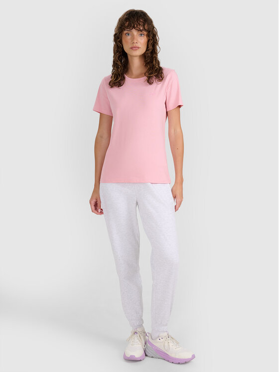 4F 4F T-Shirt NOS Różowy jasny Regular Fit