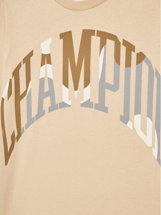 Champion Champion T-Shirt 306362 Beżowy Regular Fit
