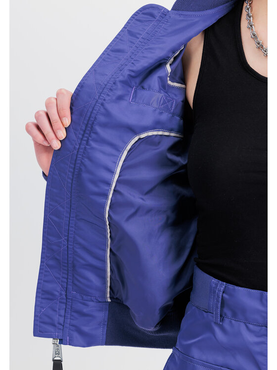 Alpha Industries Alpha Industries Kurtka bomber MA-1 VF Light Bomber Jacket Women Fioletowy Slim Fit