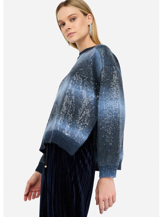 Liu Jo Liu Jo Maglione MF5380MA14RS9473 Celeste Regular Fit