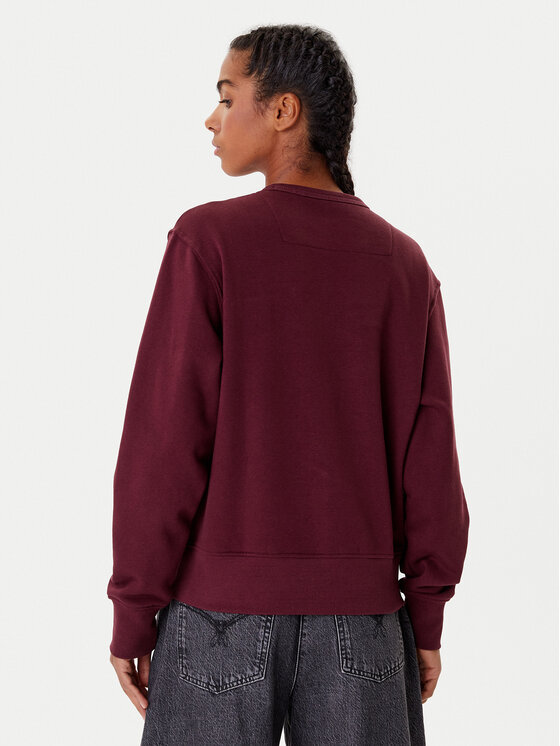 Guess Guess Sweatshirt W2YQ16 KBA11 Dunkelrot Regular Fit