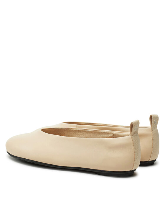 Calvin Klein Jeans Calvin Klein Jeans Балетки Ballerina Leather YW0YW01803 Бежевий