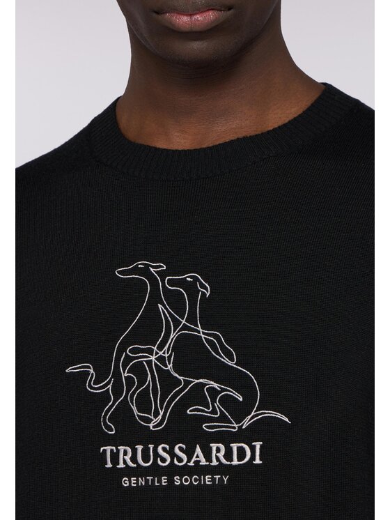 Trussardi Trussardi Cardigan M0348000036N033 Nero Regular Fit