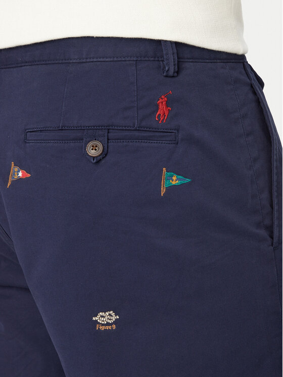 Polo Ralph Lauren Polo Ralph Lauren Medžiaginiai šortai 710A13007001 Tamsiai mėlyna Regular Fit