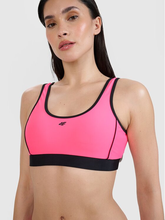 4F 4F Góra od bikini 4FWSS25UBKTF077-55N Fioletowy