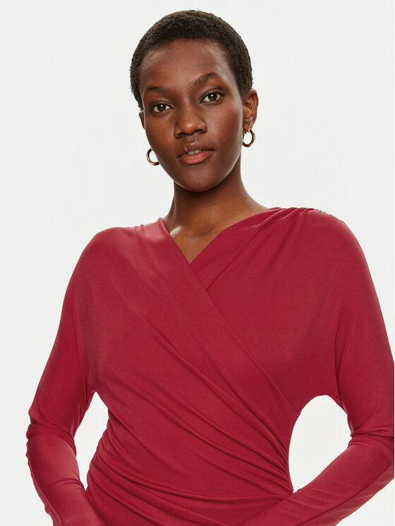 BOSS Boss Kokteilinė suknelė Ettita 50523130 Raudona Slim Fit