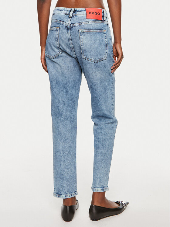 HUGO Hugo Džinsi 50519919 Zils Mom Fit