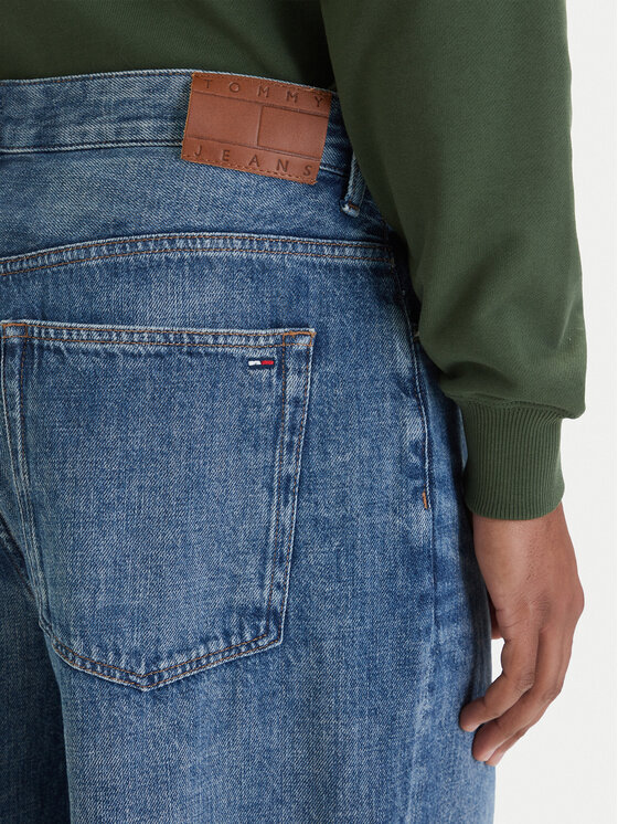 Tommy Jeans Tommy Jeans Džínsové šortky Theo DM0DM22992 Modrá Loose Fit
