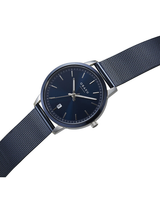 Obaku Obaku Hodinky V270LDHLML Modrá