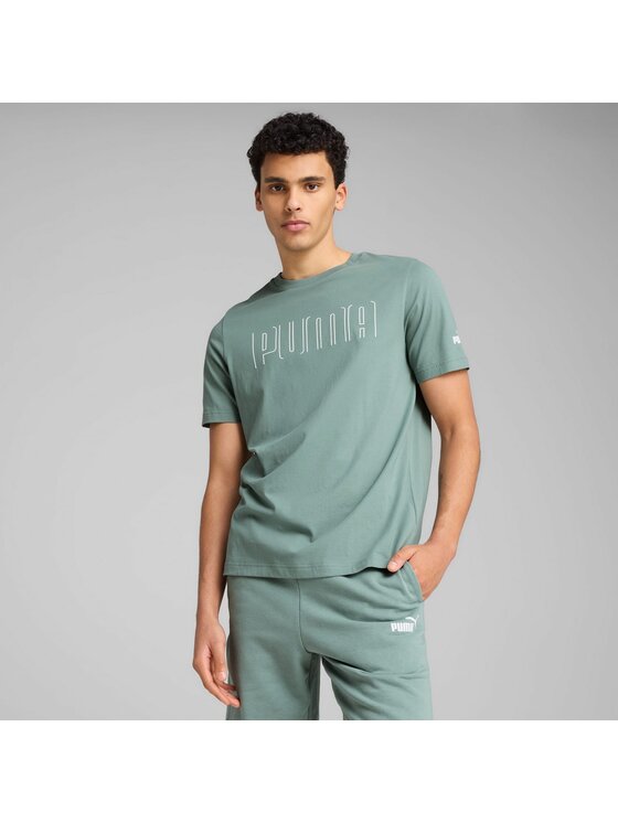 Puma Puma T-Shirt 684617 Zielony Regular Fit