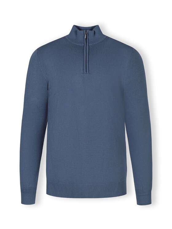 minoti minoti Sweter 27MKNIT6 Niebieski Regular Fit